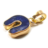 Horseshoe Lapis Lazuli Medium Lady Pendant GDP-63591 MLL|18K